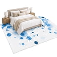 Washable Abstract Shape Rug Abstract Area Rug 9'x12', Non-Slip Washable Rectangle Large Area Rug ...