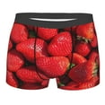 thumbnail image 5 of Uemuo Strawberry Red Pattern Men's Boxer Briefs,Trunk Anti-Chafing,Comfortable, Durable, and Stylish Underwear-, 5 of 9
