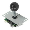 thumbnail image 2 of Joystick Arcade Gamepad Joystick DIY Juego Arcade Fighting Stick Piezas de repuesto Placa de circuito con cabezal esférico Negro, 2 of 14