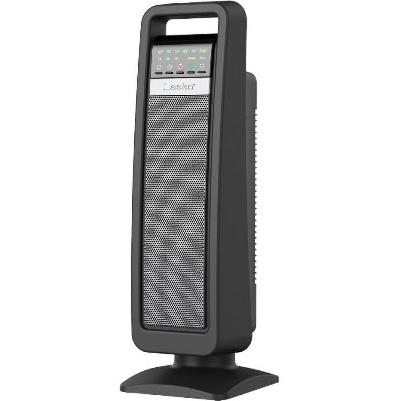 Lasko 1500W Oscillating Ceramic Electric Tower Space Heater with Multi-Function Remote Control, CT22539