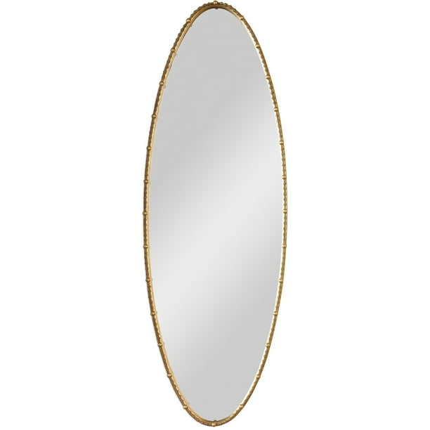 Uttermost 09402 Hadea 69 Tall Contemporary Slim Oval Beaded Frame Full Length Wall Mirror Com Uttermost 09402 Hadea 69 Tall, Full Length Oval Wall Mirror