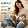 thumbnail image 6 of Deshedding Brush for Cats 6 Inch Pet Remover Brush Cat Remover Dog Grooming Brush Pet Grooming Brush for Removing Loose and Tangled White, 1 Pack, 6 of 7