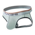 thumbnail image 1 of Tanga de cintura baja para hombre, de seda helada, ultrafina, transparente, sexy, con realce de cadera, ropa interior doble Ding, ropa interior sexy gay para hombre, 1 of 5