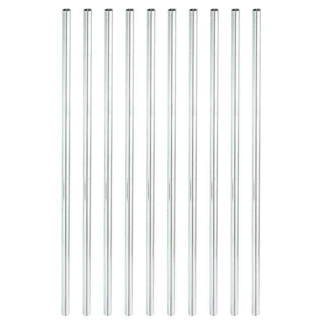 Unique Bargains Écrou d'Accouplement Rond M4x0,7 Mm 190mm Fileté Connecteur Tige Tige Tube Goujon 10 Pack