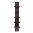 thumbnail image 2 of Danya B. Utility Column Spine Wall Shelves - Walnut, 2 of 14