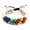 #5 Turquoise, White 1 Pack, variant on Double-Layer Healing Anxiety 7-Chakra Bracelet Natural Gemstone Crystal Yoga