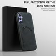 thumbnail image 5 of Allytechgroup Galaxy A54 5G Case, Magsafe Compatible Shockproof Vintage PU Leather Mangetic Back Cover Anti-Scratch Phone Case for Samsung Galaxy A54 5G, Black, 5 of 10