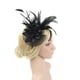 thumbnail image 1 of Accesorios para El Cabello perfecl Feather Clips Flor Velo Sombrero Diadema Peinado Negro, 1 of 8