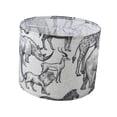 thumbnail image 4 of Pantalla de lámpara colgante de lino con forma de tambor, pantalla de repuesto clásica para accesorios de iluminación, cubierta para decoración de Estilo D, 4 of 9
