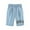Light Blue23, variant on MEZZALL Children Kids Girls Shorts Letter Printed Elastic Waist Casual Pants Breeches With Pocket Lovely Dailywear 11-12 Years