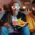 thumbnail image 2 of Movie Night Supplies(24pcs)-Neon Style Movie Night Snack Trays*12+Popcorn Buckets*12,Kid's Birthday Party,Game Night,Movie Night Snack Trays with Popcorn Bags. (Neon), 2 of 7