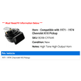thumbnail image 2 of Horn - Compatible with 1971 - 1974 Chevy K10 Pickup 1972 1973, 2 of 2