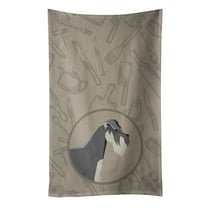 Schnauzer In the Kitchen Kitchen Towel