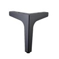 thumbnail image 2 of CHAO 1/4 piezas 10/15/17 cm patas de sofá para muebles patas de metal modernas con forma de triángulo de diamante 17 cm negro 4 piezas, 2 of 4