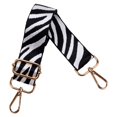 thumbnail image 1 of 5Chaos Correa Para Bolso Con Raya De Cebra Para Bolso Cruzado, Bolso De Hombro, Correa Ajustable Con Estampado Animal De Nailon Punk Para Mujer, Repuesto De Bolso, 1 of 4