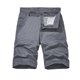 thumbnail image 2 of pstuiky Pantalones cortos para hombre, Pantalones cortos cargo casuales de moda para hombre, con bolsillos y botones, cintura elástica Pantalones cortos de golf, 2 of 3