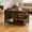 Black+Rustic Brown+Particle Board+Plush+Steel, variant on HMYG Elevated Pet House,Wooden Cat House