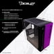 thumbnail image 5 of GABINETE PARA COMPUTADORA Ocelot Gaming GAMING OC-PURPLE KATANA ATX LISO CRISTAL USB, 5 of 8