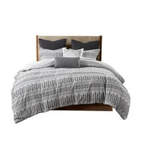 Gracie Mills Donny Geometric Cotton Jacquard Comforter Mini Set - GRACE-11456