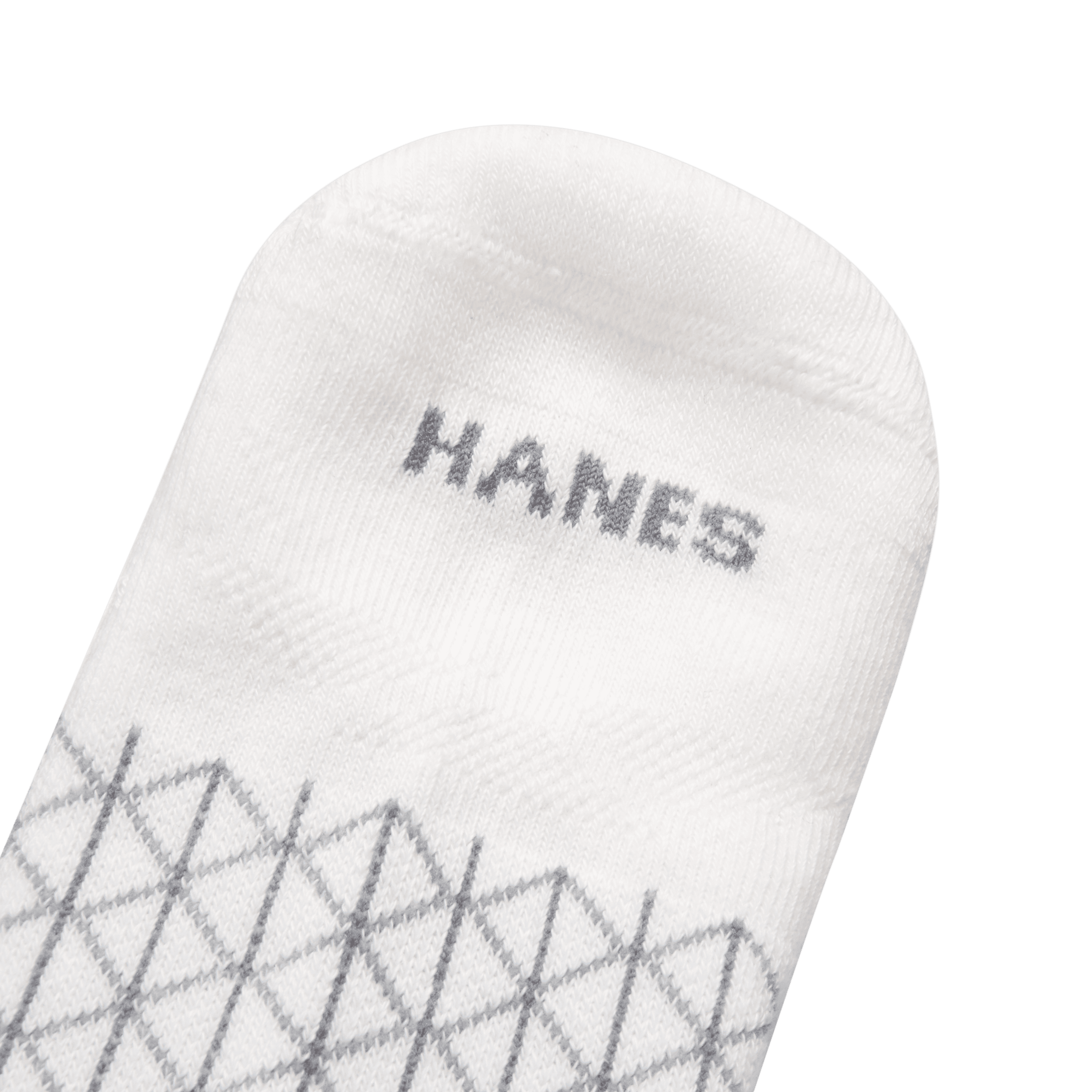 Hanes Mens Heel Shield Socks, Cushioned, Absolute Comfort, 3-Pack, Size 6-12, Black & Gray