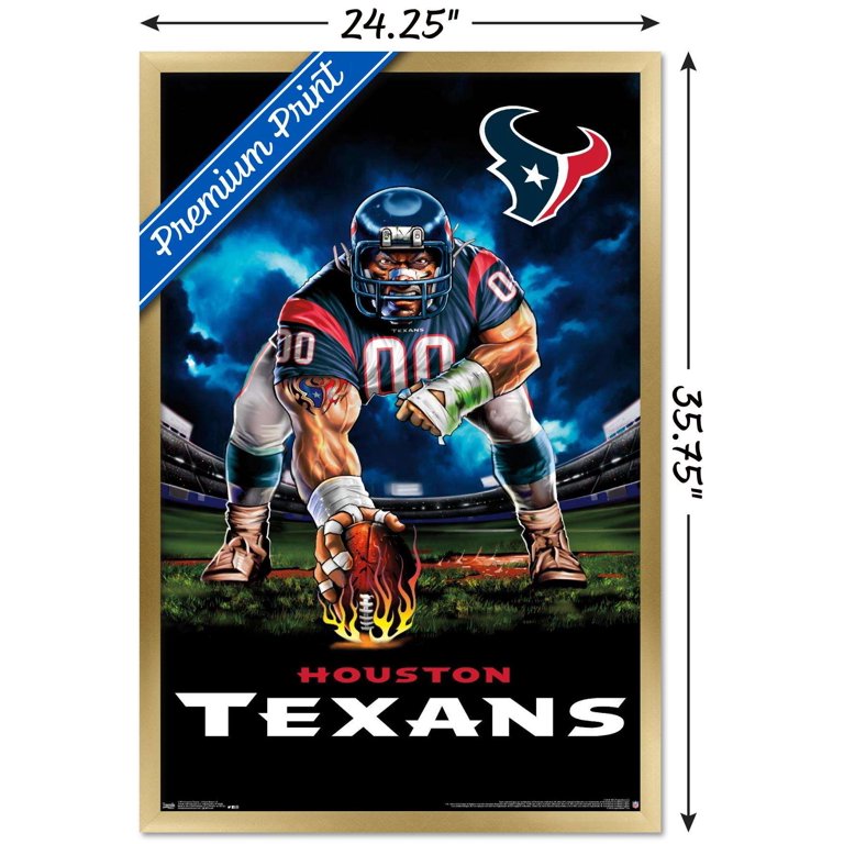 NFL Houston Texans - 3 Point Stance 19 Wall Poster, 22.375 x 34