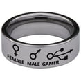 thumbnail image 4 of Gamer Tungsten Carbide Ring, 4 of 9