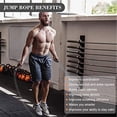 thumbnail image 3 of Jump Rope for Workout Fitness, Tangle-Free Ball Bearing Rapid Speed Skipping Rope, 3 of 5