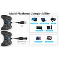 thumbnail image 6 of EasySMX Wired PC Game Controller Joystick for PS3, PC Windows, with Dual-Vibration Turbo Trigger Buttons, Black, 6 of 9