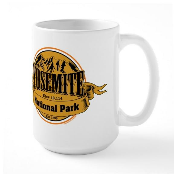 CafePress - Yosmite California Mug - 15 oz Ceramic Large White Novelty Mug