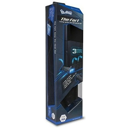 Hyperkin The Fort Vertical Cooling Stand with 4 Port USB 3.0 Hub forSony PlayStation 4