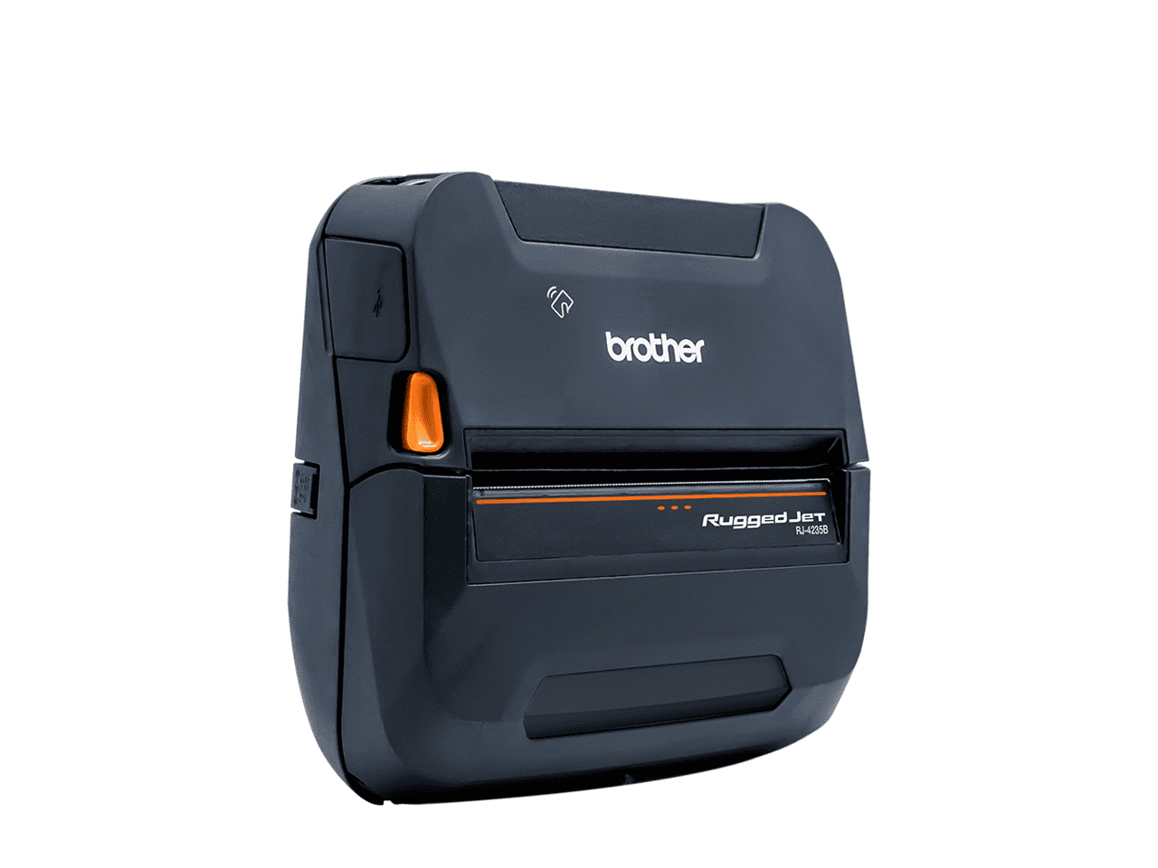 Brother RuggedJet RJ4235BL Direct Thermal Printer - 4-Inch Rugged Mobile Printer with Bluetooth Wireless Connectivity and Smart Li-ion Battery - USB - Bluetooth -  (NFC)