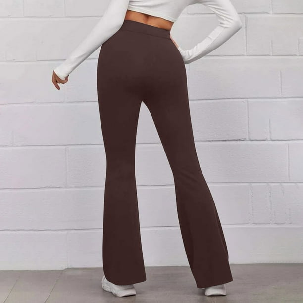 Long Palazzo Pants for Women Solid Color Casual High Elastic Waisted Light  Airy Elastic Belt Casual Work Pants Black : : Clothing, Shoes &  Accessories