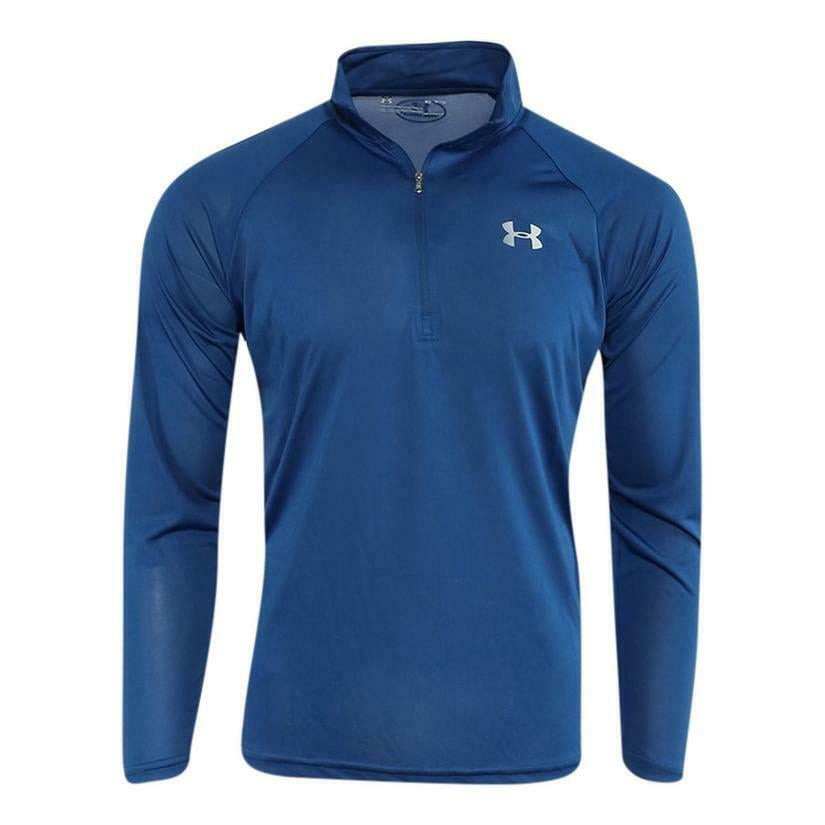 New With Tags Men's Under Armour 1 2 Zip Tech Muscle Pullover Long 