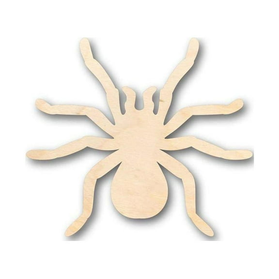 Unfinished Wood Tarantula Shape - Insect - Animal - Wildlife - Craft - up to 46" DIY 3" / 1/4"
