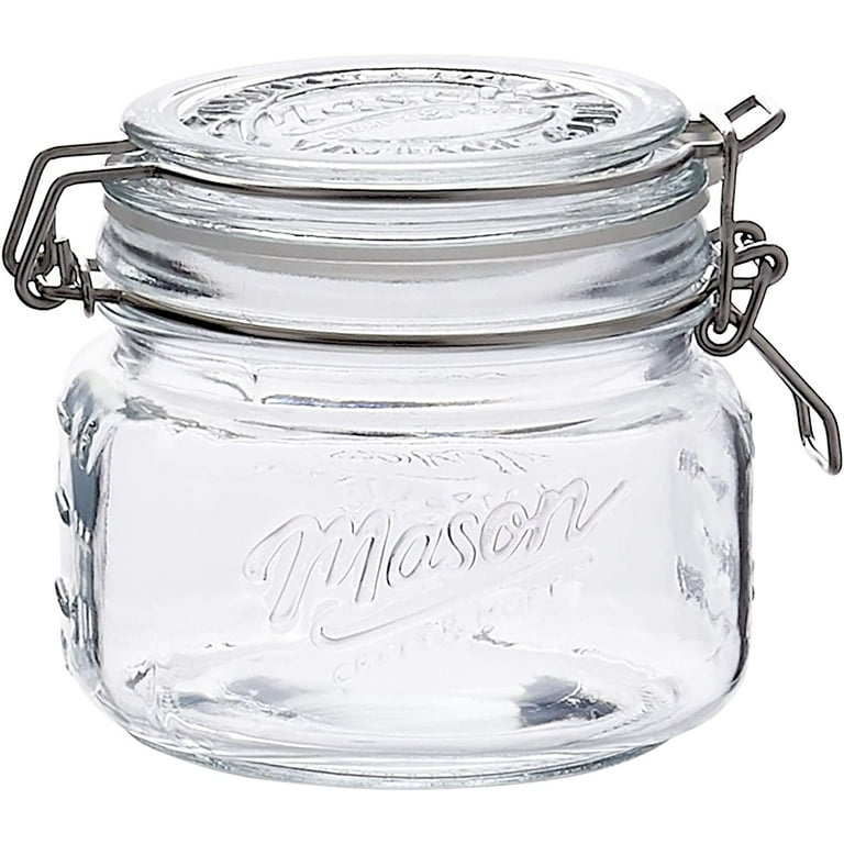 Mason Craft & More 22oz Set of 4 Mini Clamp Jars