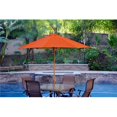 thumbnail image 1 of Parasol de Marché en Bois de 9 Pi, Orange, 1 of 1