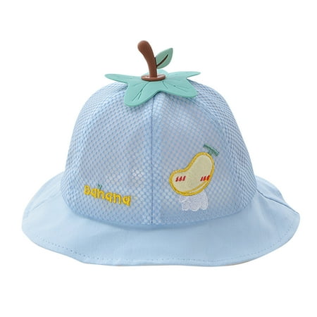 

Relanfenk Baby Hats Boys Girls Fruit Print Sunscreen Cap Bucket Cap Hat