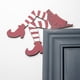 thumbnail image 5 of Inteprter Marco de puerta de Halloween Cajón Pared Ventana Esquina Decoración divertida Fiesta de vacaciones Muebles para el hogar Apliques Rojo Blanco Kits de decoración para fiestas rojo blanco Inteprter HA063835-01B, 5 of 6