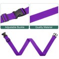 thumbnail image 3 of Uxcell 4 Pcs Correás de Equipaje para Maletas, Correa de Conector de Equipaje Ajustable con Hebilla para Maleta, Accesorios de Equipaje para Conectar Bolsa de Maleta, Morado, 3 of 7