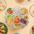 thumbnail image 4 of Yzans Wood Serving Platter for Parties Cold Cuts Snacks,Octopus Design Versatile Tray, 4 of 4