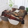 thumbnail image 5 of BZSMCE Square Tablecloth Christmas Trees Painting Pattern Tableclothes, 5 of 9