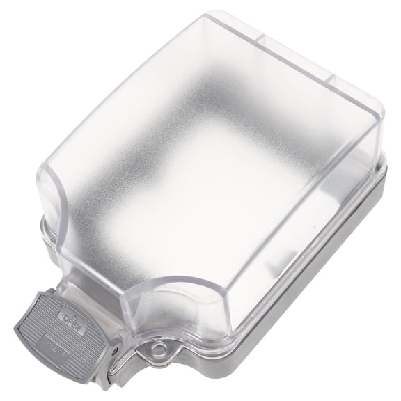 GOOHOCHY  Outdoor Wire Cover Protector Brown Socket Covers Transparent
