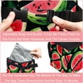 thumbnail image 4 of Watermelon Mini Trash Can Car Garbage Can Car Trash Can - Foldable with Lid, Leak-Proof, Hanging Storage Bag, 4 of 6