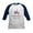 Navy/White, variant on - Preschool Graduate Unicorn Baseball Jersey - Kids Cotton Baseball Jersey, 3/4 Sleeve Shirt
