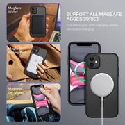 for iPhone 11 Magnetic Case with Invisible Stand [Compatible with Magsafe], Full Body Protective Cover Slim Shockproof Phone Case for Apple iPhone 11 6.1, Black