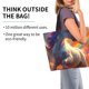 thumbnail image 2 of Fotbe Rainbow Sunset Cloud White Horse Bolsa Tote Estética de Lona con Estampado para Mujer - Bolsa Reutilizable de Hombro Casual para Vacaciones, Compras, Trabajo y Gimnasio, 2 of 8