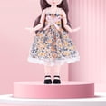 thumbnail image 4 of Conjunto de Ropa de Muñeca , Vestido de Muñeca de Princesa, Traje Hecho a Mano, Ropa de Uso Diario, Trajes para Muñeca de 30cm Pulgadas, con sombrero yotijar vestido de muñeca, 4 of 7