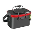 thumbnail image 2 of DYNWAVECA Foldable ing Bucket Protection Bucket with Handles Live Container Storage, ing Bag, Folding Outdoor Camping black, 2 of 9