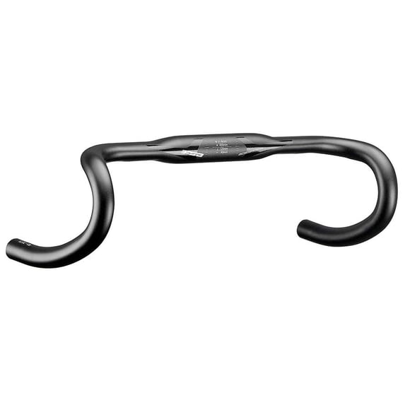 FSA, Gossamer Wing Compact, Drop Handlebar, Diameter: 31.8mm, 440mm, Drop: 125mm, Reach: 80mm, Black