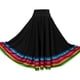 thumbnail image 3 of Faldas de baile estándar nacional de Flamenco mexicano para mujer, traje de baile de salón, baile de Tango, falda larga con volantes de baile folclórico, 3 of 5